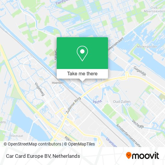 Car Card Europe BV map