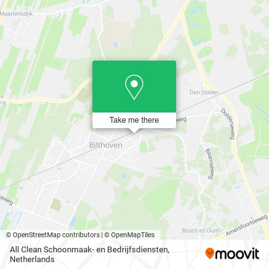 All Clean Schoonmaak- en Bedrijfsdiensten map