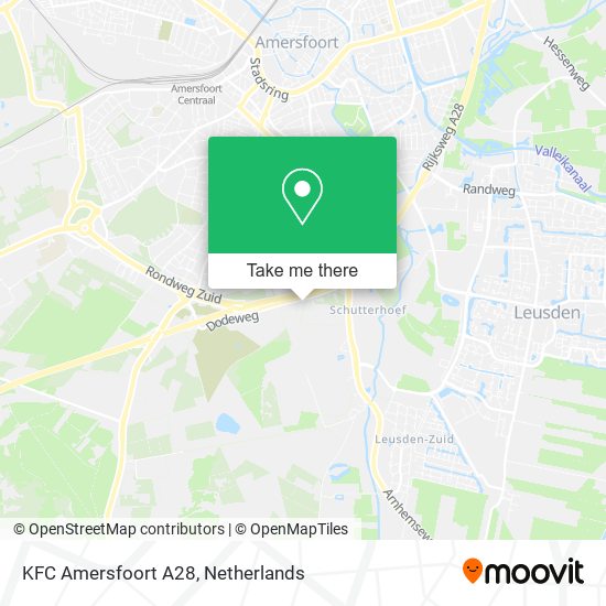 KFC Amersfoort A28 Karte