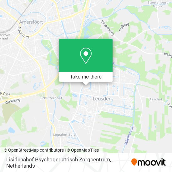 Lisidunahof Psychogeriatrisch Zorgcentrum map