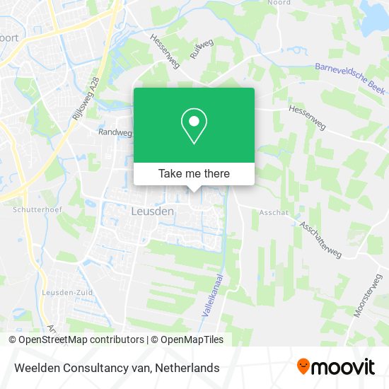 Weelden Consultancy van map