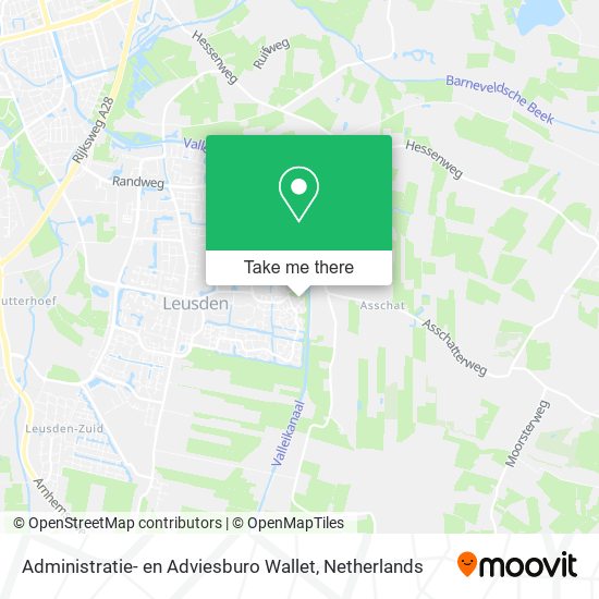 Administratie- en Adviesburo Wallet map