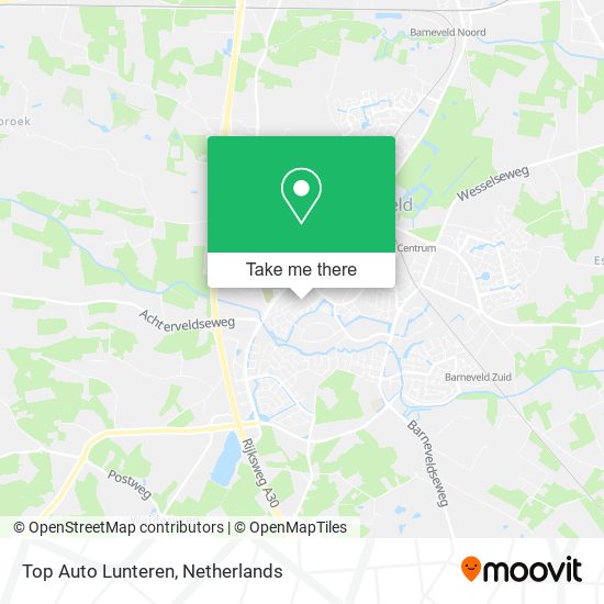 Top Auto Lunteren map