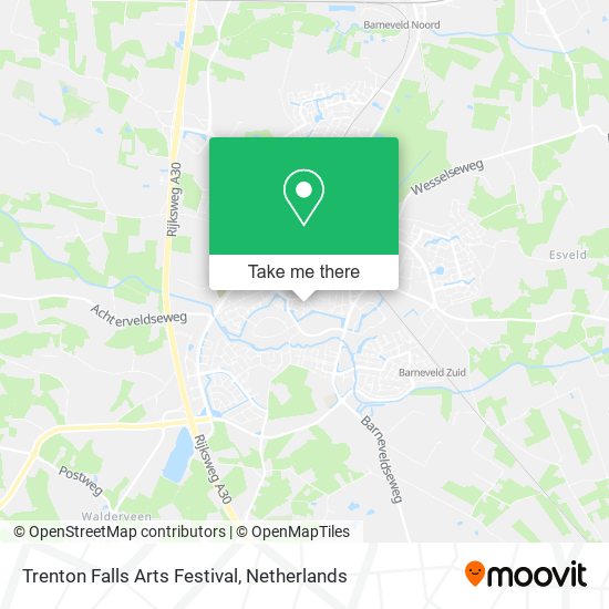 Trenton Falls Arts Festival map