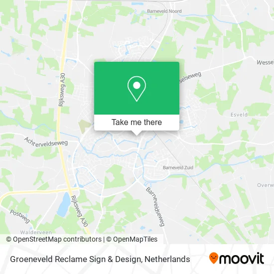 Groeneveld Reclame Sign & Design map