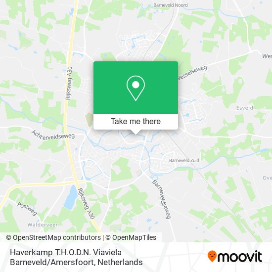 Haverkamp T.H.O.D.N. Viaviela Barneveld / Amersfoort Karte