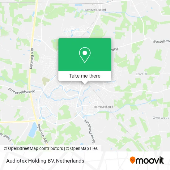 Audiotex Holding BV map