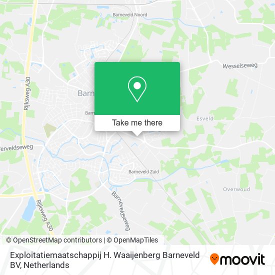 Exploitatiemaatschappij H. Waaijenberg Barneveld BV Karte