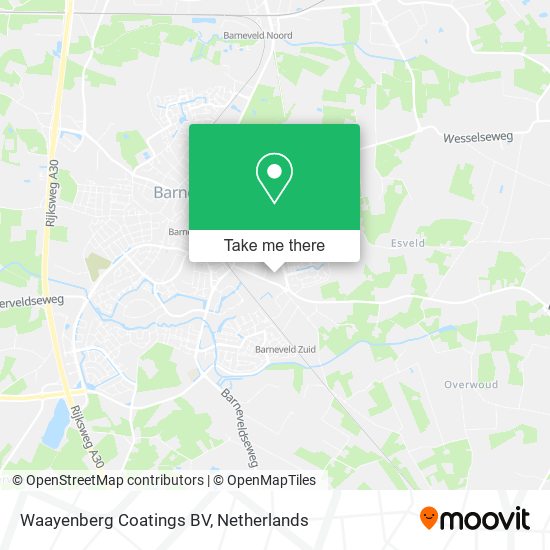 Waayenberg Coatings BV map