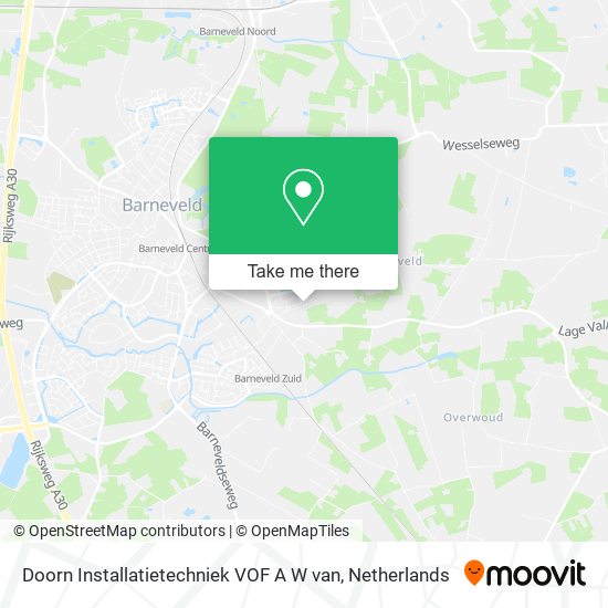 Doorn Installatietechniek VOF A W van map