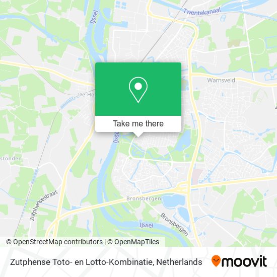 Zutphense Toto- en Lotto-Kombinatie map