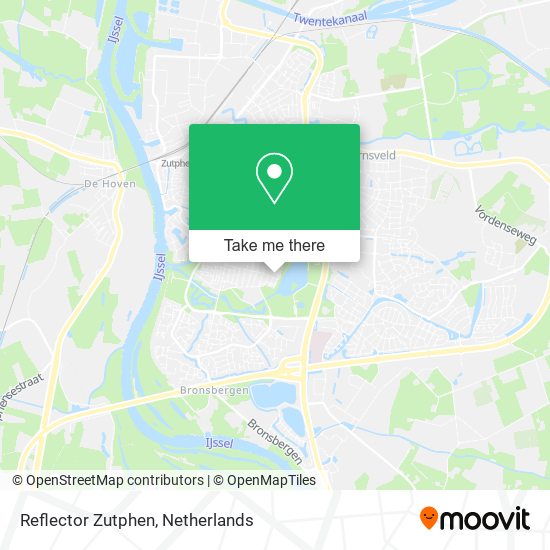 Reflector Zutphen map