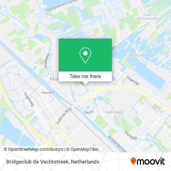 Bridgeclub de Vechtstreek map