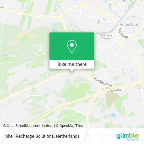 Shell Recharge Solutions map