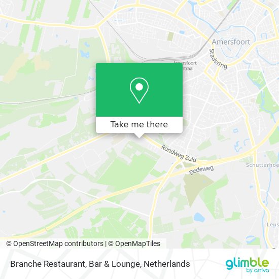 Branche Restaurant, Bar & Lounge Karte