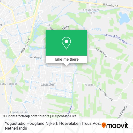 Yogastudio Hoogland Nijkerk Hoevelaken Truus Vos Karte