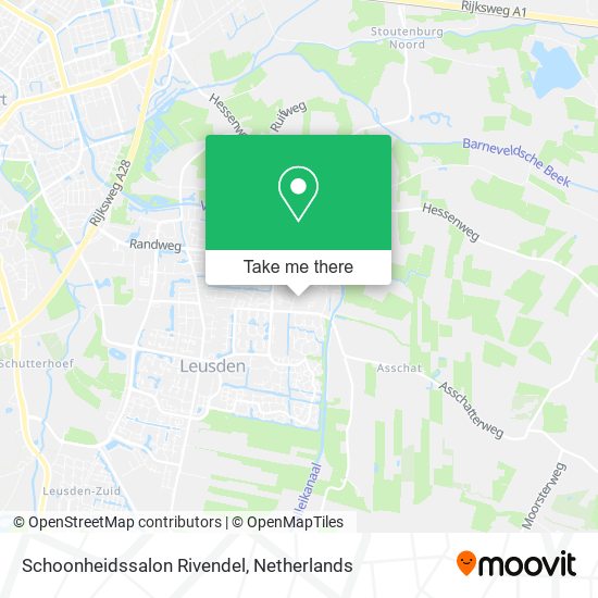 Schoonheidssalon Rivendel map