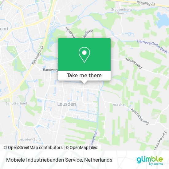 Mobiele Industriebanden Service Karte