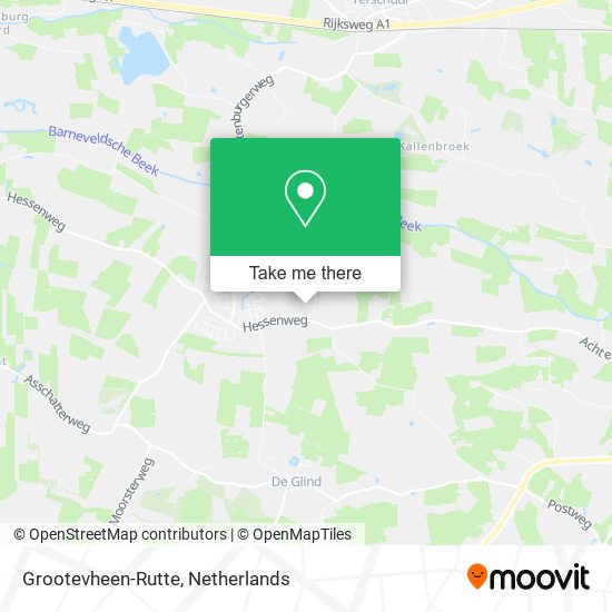 Grootevheen-Rutte map