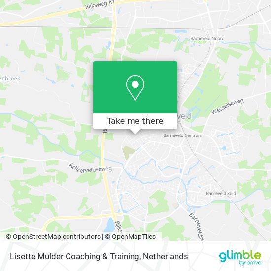 Lisette Mulder Coaching & Training map