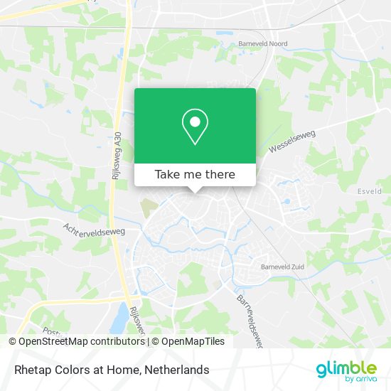 Rhetap Colors at Home map