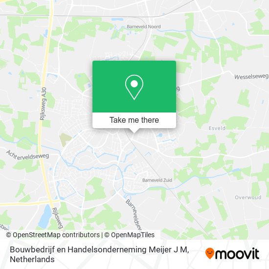 Bouwbedrijf en Handelsonderneming Meijer J M map