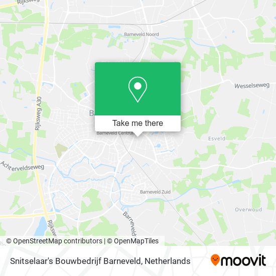 Snitselaar's Bouwbedrijf Barneveld Karte