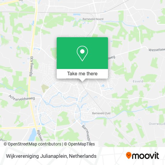 Wijkvereniging Julianaplein map