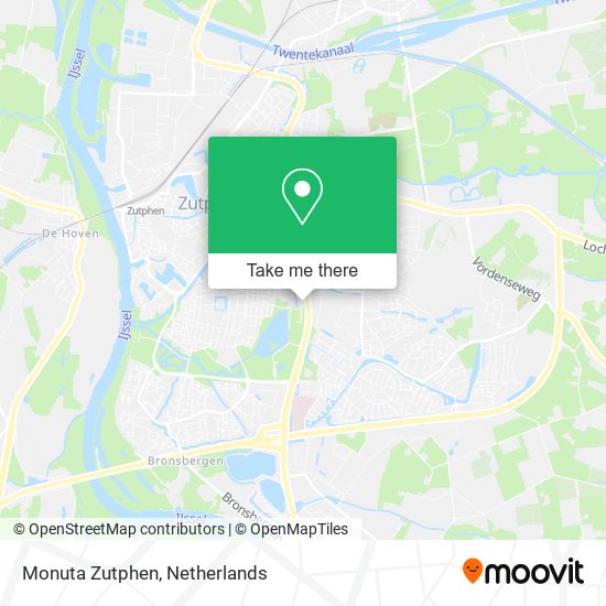 Monuta Zutphen map