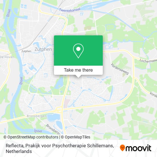Reflecta, Prakijk voor Psychotherapie Schillemans map