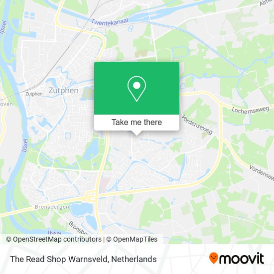 The Read Shop Warnsveld map