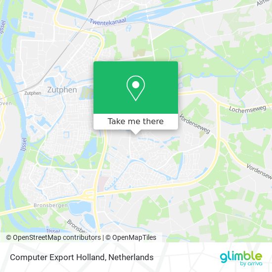 Computer Export Holland map