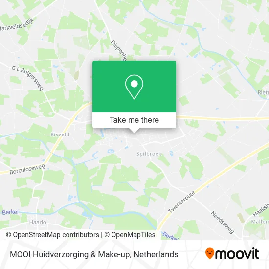 MOOI Huidverzorging & Make-up map