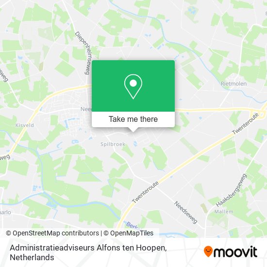 Administratieadviseurs Alfons ten Hoopen map