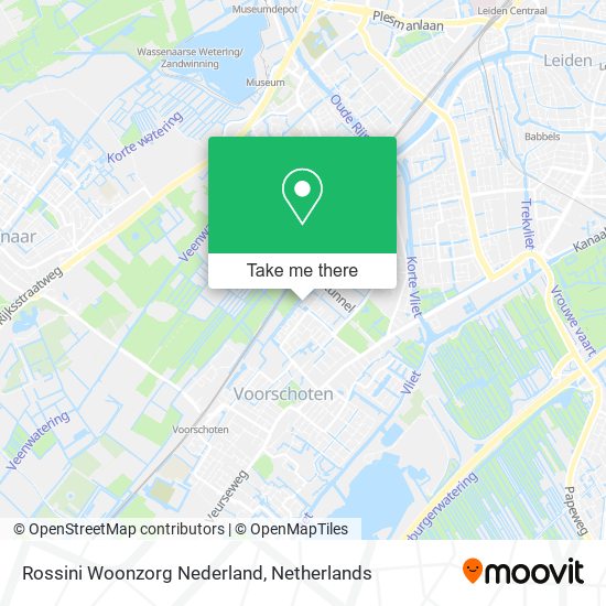 Rossini Woonzorg Nederland map