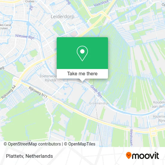 Plattetv map