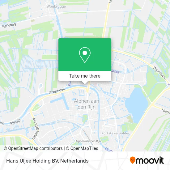 Hans Uljee Holding BV map