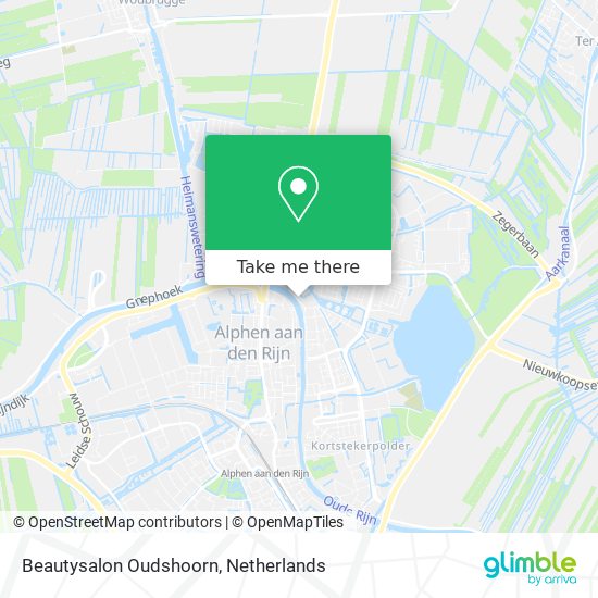 Beautysalon Oudshoorn map