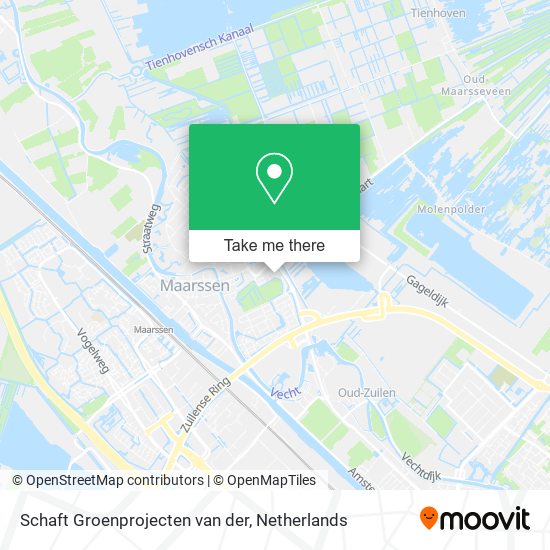 Schaft Groenprojecten van der map