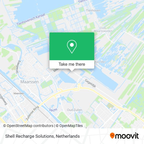 Shell Recharge Solutions map