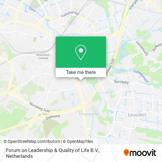 Forum on Leadership & Quality of Life B.V. map