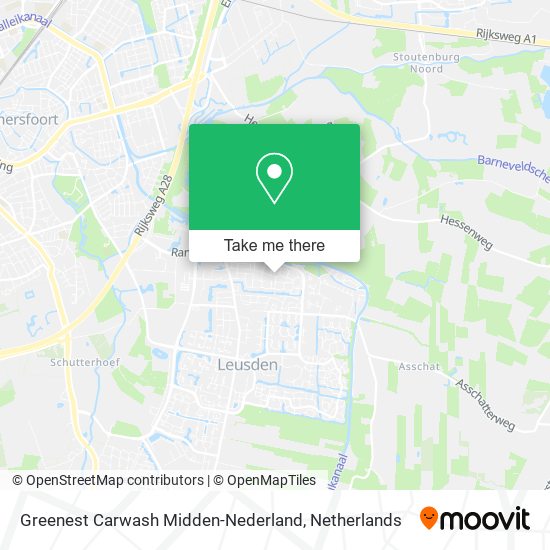 Greenest Carwash Midden-Nederland map