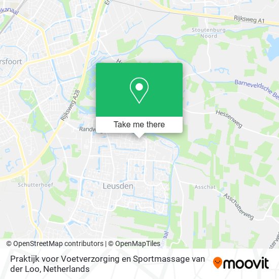 Praktijk voor Voetverzorging en Sportmassage van der Loo map