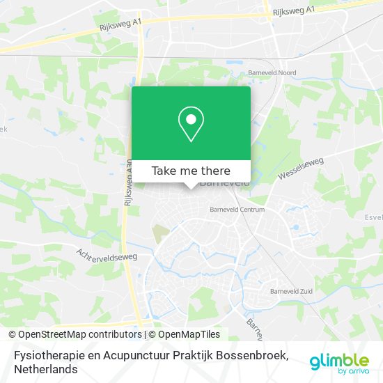 Fysiotherapie en Acupunctuur Praktijk Bossenbroek Karte