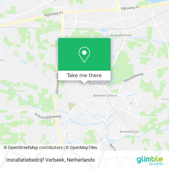 Installatiebedrijf Verbeek map