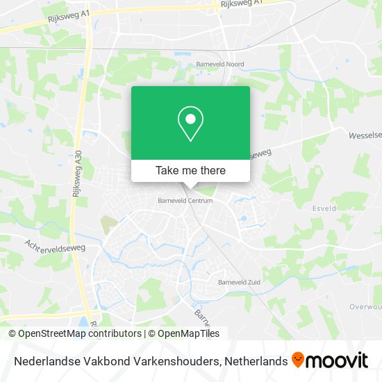 Nederlandse Vakbond Varkenshouders Karte