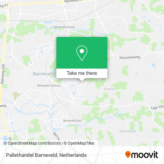 Pallethandel Barneveld map