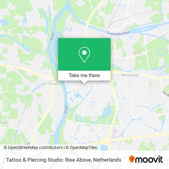 Tattoo & Piercing Studio: Rise Above map