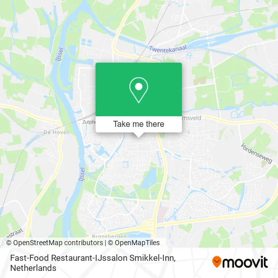 Fast-Food Restaurant-IJssalon Smikkel-Inn map