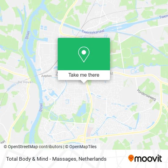 Total Body & Mind - Massages map